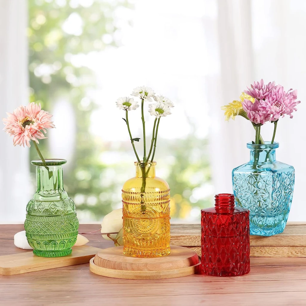 Glass vase set