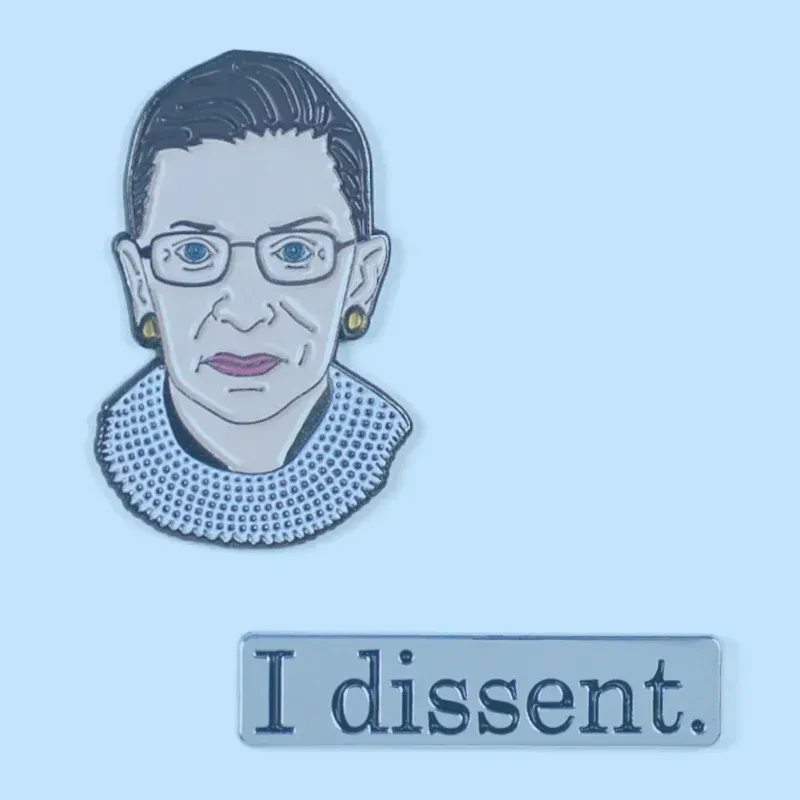Ruth Bader Ginsburg I Dissent Pins